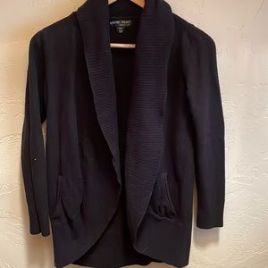 Barefoot Dreams cardigan XS/S black, super soft